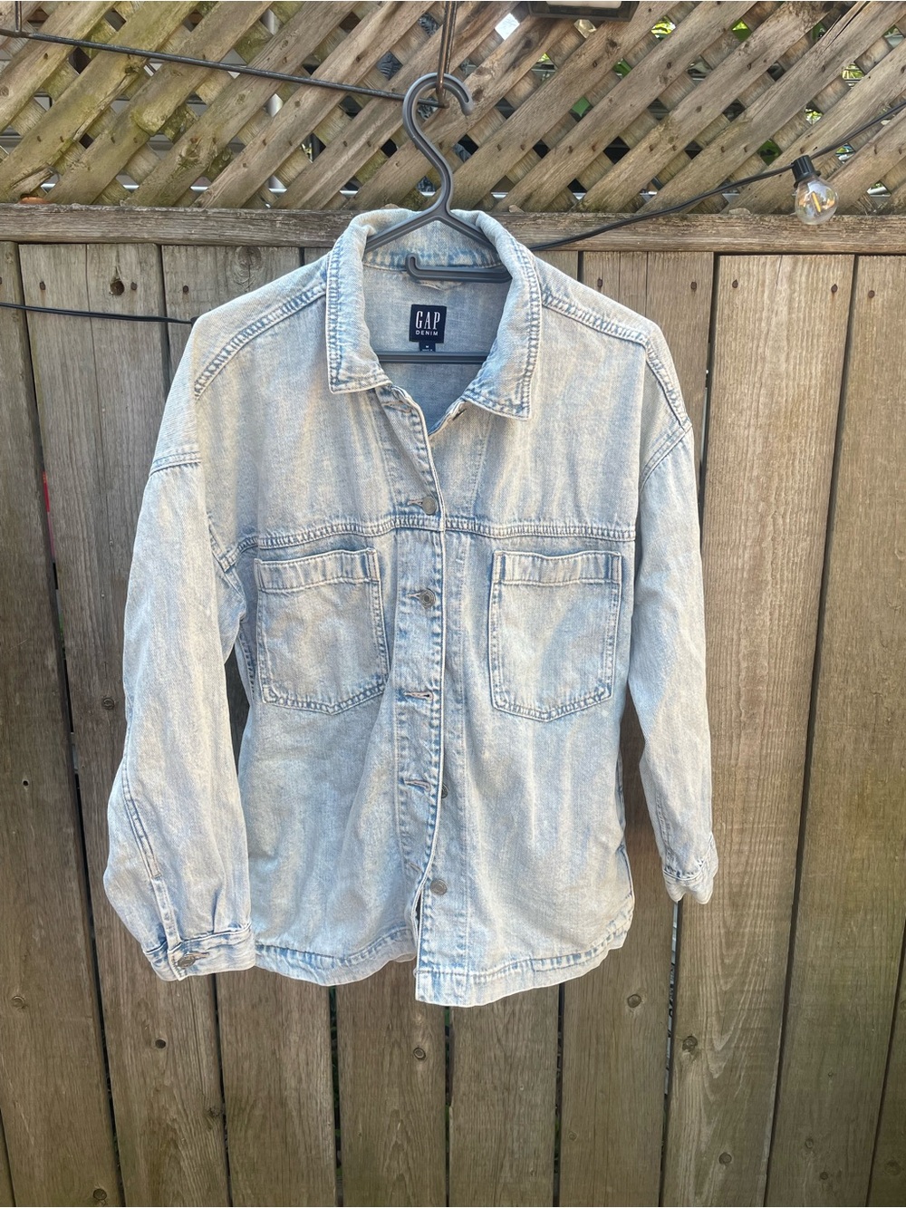 GAP Light Wash Blue Denim Jacket